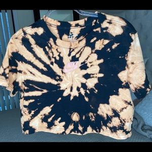 Tye Dye NIKE Oversized Crop Top